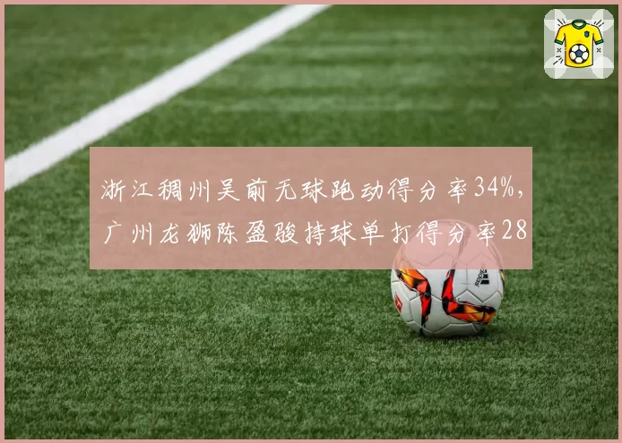 浙江稠州吴前无球跑动得分率34%，广州龙狮陈盈骏持球单打得分率28%战术体系对比