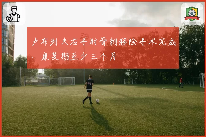 卢布列夫右手肘骨刺移除手术完成，康复期至少三个月